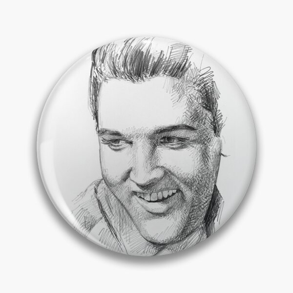 Item preview, Elvis Presley Sketch designed and sold by Dario Lo Iacono Artista.