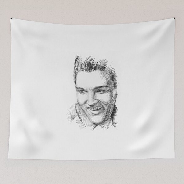 Item preview, Elvis Presley Sketch designed and sold by Dario Lo Iacono Artista.