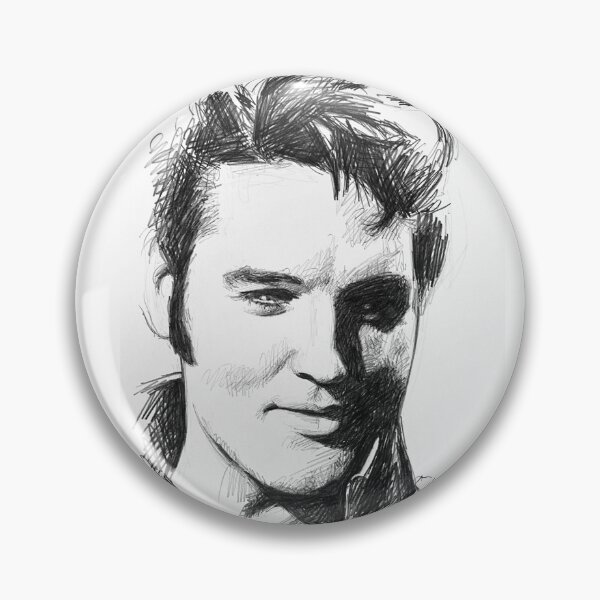 Item preview, Elvis Presley sketch n2 designed and sold by Dario Lo Iacono Artista.