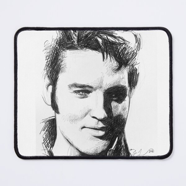 Item preview, Elvis Presley sketch n2 designed and sold by Dario Lo Iacono Artista.