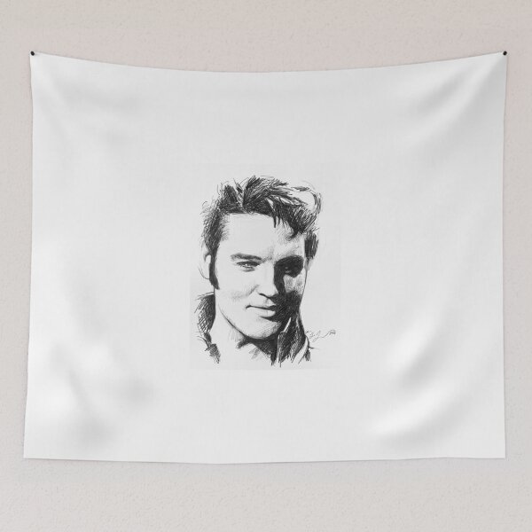 Item preview, Elvis Presley sketch n2 designed and sold by Dario Lo Iacono Artista.