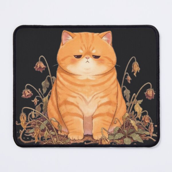 Item preview, Quiet Cozy Moment – Soft Ginger Cat Mood designed and sold by Moody Vibes Studio.