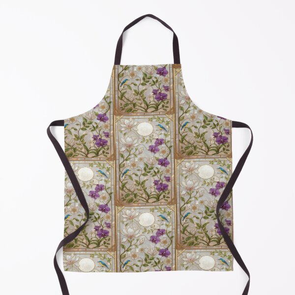 Item preview, Stained Glass of Magnolias and Night Birds designed and sold by BriSher.