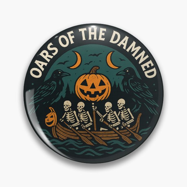 Item preview, Oars of the Damned Skeleton Viking Longship Pumpkin designed and sold by Mythborn Saga.