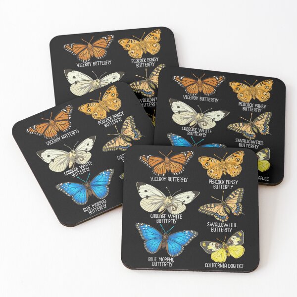 Item preview, Collection of Butterflies Species Insects Viceroy Butterfly designed and sold by DSWShirts.