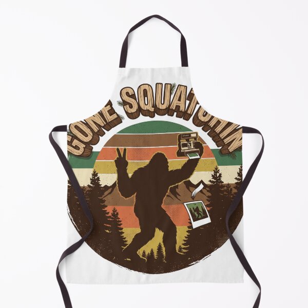 Item preview, Gone Squatchin Bigfoot Polaroid Selfie Funny Sasquatch Camping designed and sold by afarkar.
