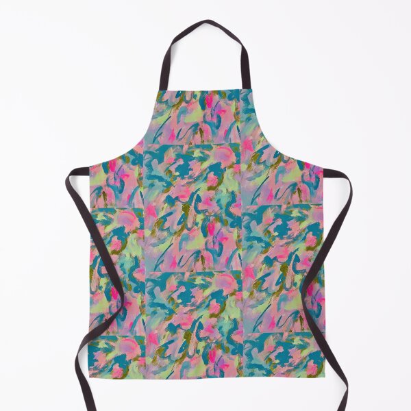 Item preview, Bright Abstract Floral Painting Pattern designed and sold by helenannestudio.