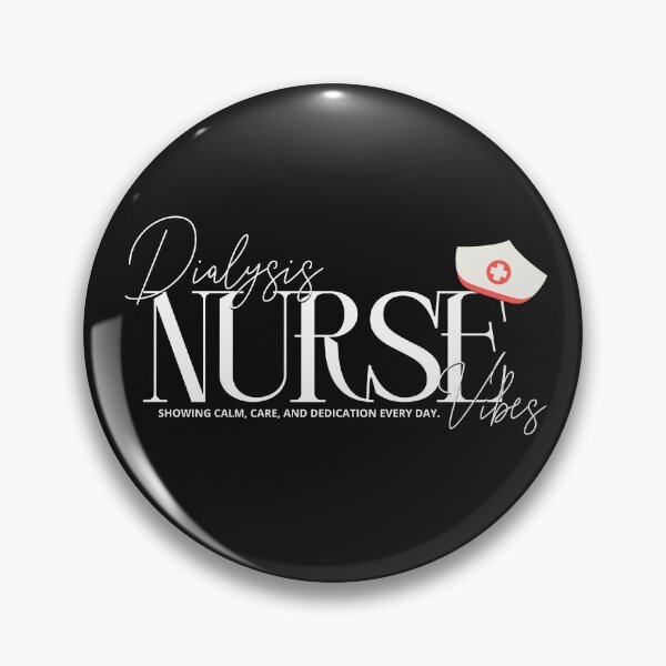 Item preview, “Dialysis Nurse Vibes - Showing Calm, Care, and Dedication every day. designed and sold by Pouls and Prints.