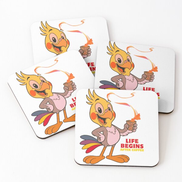 Item preview, Funny Cockatiel Coffee Lover Art  designed and sold by BLUESKY11a.