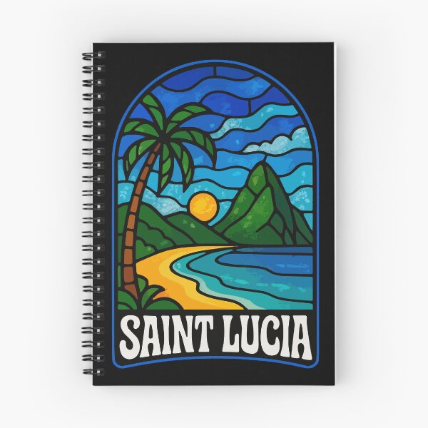 Item preview, Viajes al arte de vidrieras en Santa Lucía, Caribe designed and sold by TomFrontierArt.