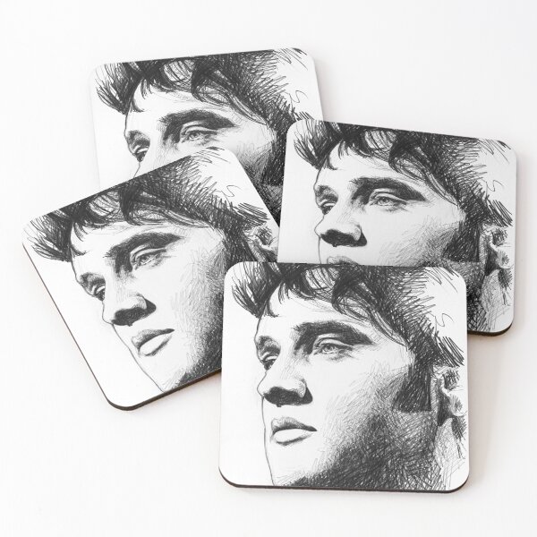 Item preview, Elvis Presley sketch n3 designed and sold by Dario Lo Iacono Artista.