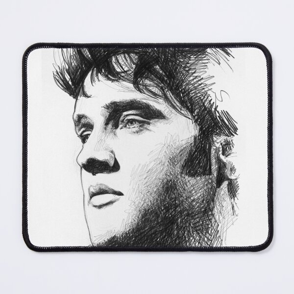 Item preview, Elvis Presley sketch n3 designed and sold by Dario Lo Iacono Artista.