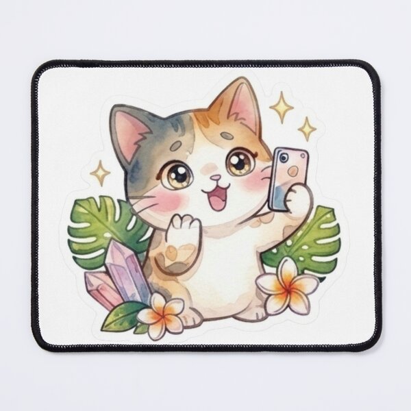 Item preview, Lani Cat Taking Selfie |Daily Lani Collection designed and sold by LaniDigitalNook.