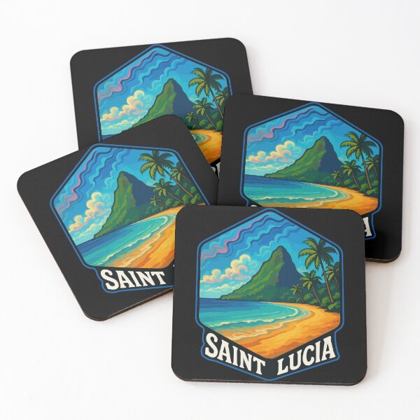 Item preview, Saint Lucia Caribbean Travel designed and sold by TomFrontierArt.