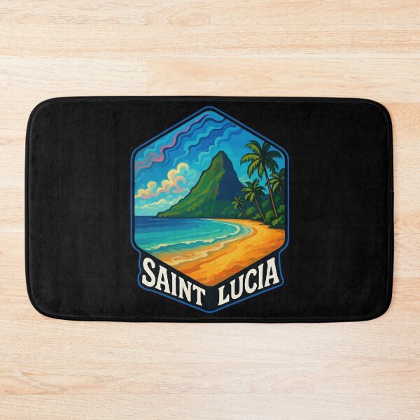 Item preview, Saint Lucia Caribbean Travel designed and sold by TomFrontierArt.