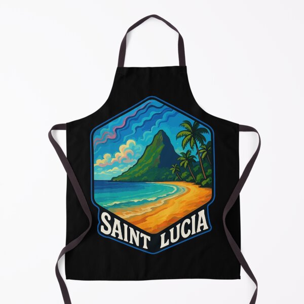 Item preview, Saint Lucia Caribbean Travel designed and sold by TomFrontierArt.