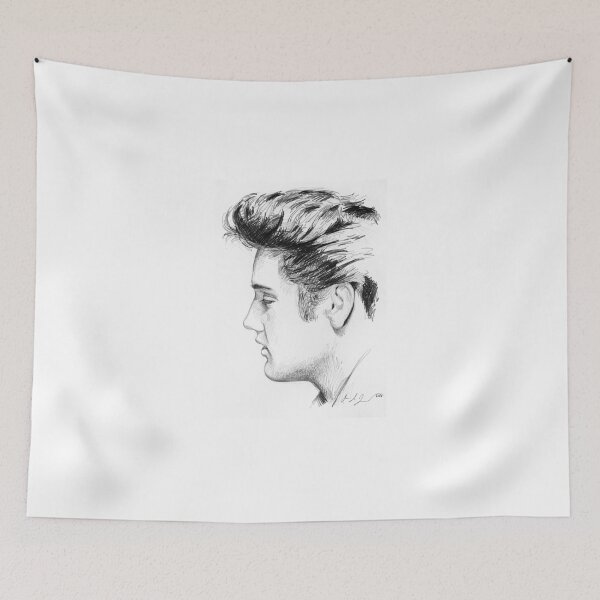 Item preview, Elvis Presley sketch n4 designed and sold by Dario Lo Iacono Artista.