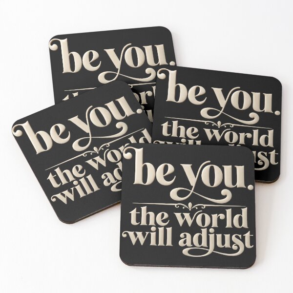 Item preview, Be You. The World Will Adjust | Luxury Ivory Typography  designed and sold by Hamza25const.
