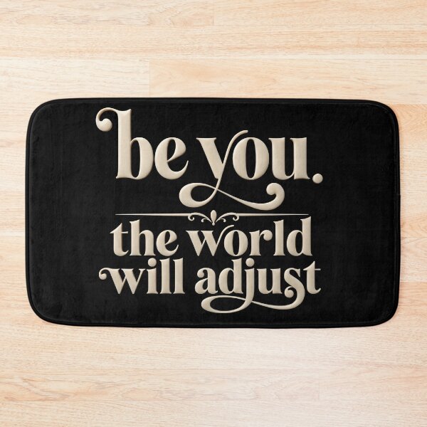 Item preview, Be You. The World Will Adjust | Luxury Ivory Typography  designed and sold by Hamza25const.