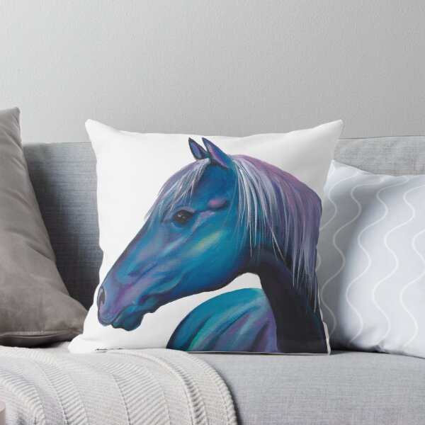 Item preview, Virgina, Blue Purple Horse designed and sold by Nuwyork911.