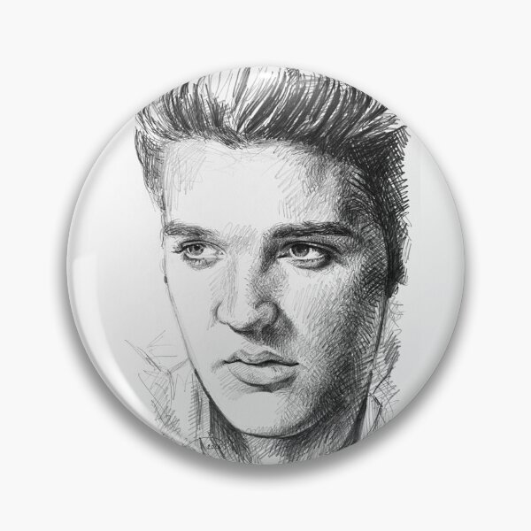 Item preview, Elvis Presley sketch n5 designed and sold by Dario Lo Iacono Artista.