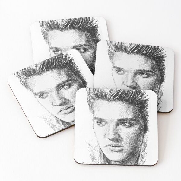 Item preview, Elvis Presley sketch n5 designed and sold by Dario Lo Iacono Artista.