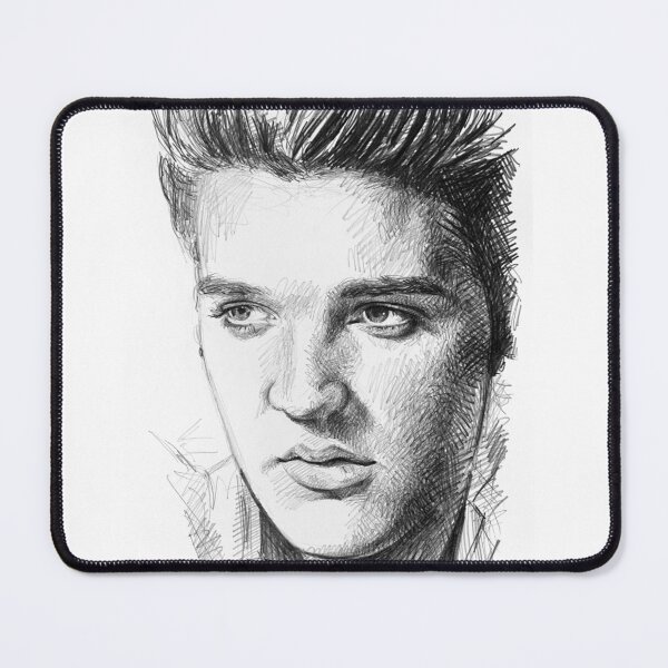 Item preview, Elvis Presley sketch n5 designed and sold by Dario Lo Iacono Artista.
