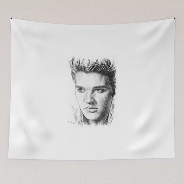 Item preview, Elvis Presley sketch n5 designed and sold by Dario Lo Iacono Artista.