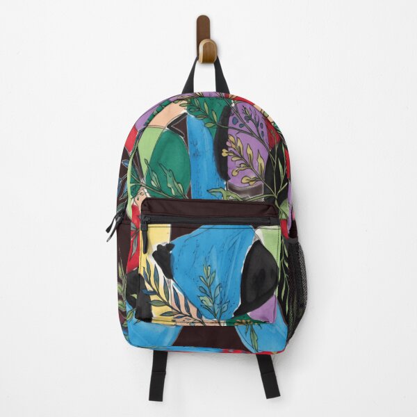 Item preview, Abstract Collision Botanical colorful geometric abstract design designed and sold by SmashingDeals.