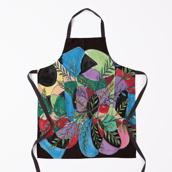 Item preview, Abstract Collision Botanical colorful geometric abstract design designed and sold by SmashingDeals.