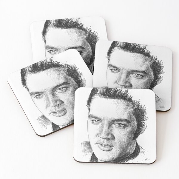 Item preview, Elvis Presley sketch n6 designed and sold by Dario Lo Iacono Artista.