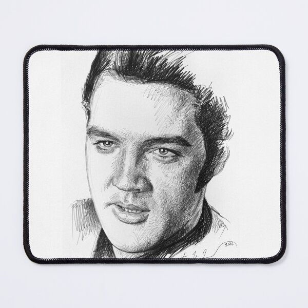 Item preview, Elvis Presley sketch n6 designed and sold by Dario Lo Iacono Artista.