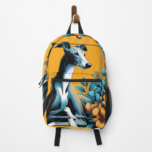 Item preview, Galgo & Flowers No. 7 designed and sold by GALOGO – Art for Sighthounds & Animal Welfare.