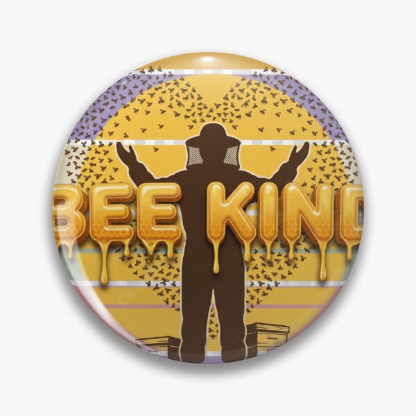 Item preview, Bee Kind Beekeeper Heart Swarm Save The Bees Lavender Retro designed and sold by afarkar.