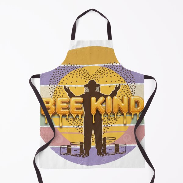 Item preview, Bee Kind Beekeeper Heart Swarm Save The Bees Lavender Retro designed and sold by afarkar.