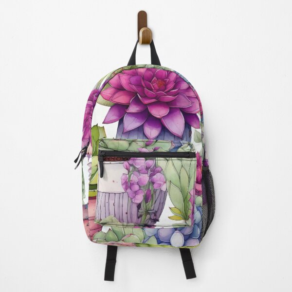 Item preview, Watercolor Succulent Garden Floral Pattern designed and sold by WatercolorLane.