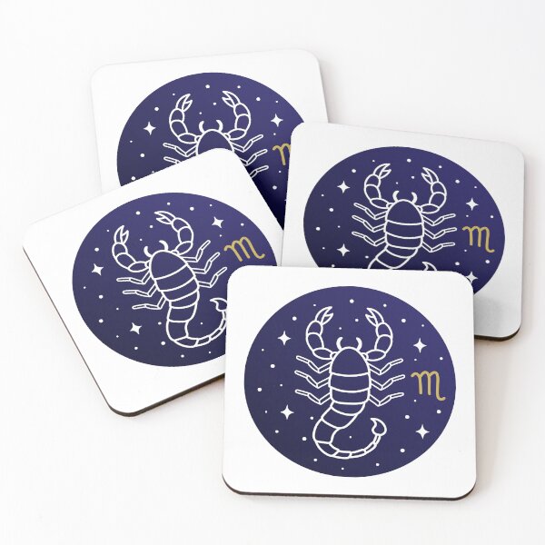 Item preview, Aesthetic Scorpio Zodiac Stars Circle designed and sold by debbiebento.