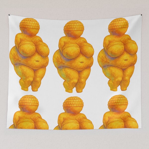 Item preview, Venus of Willendorf aquarelle cutout designed and sold by EmeraldeaArt.