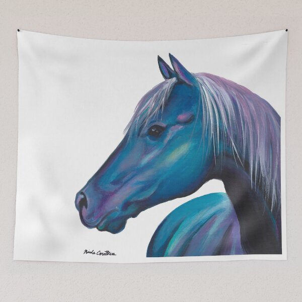 Item preview, Virgina, Blue Purple Horse designed and sold by Nuwyork911.