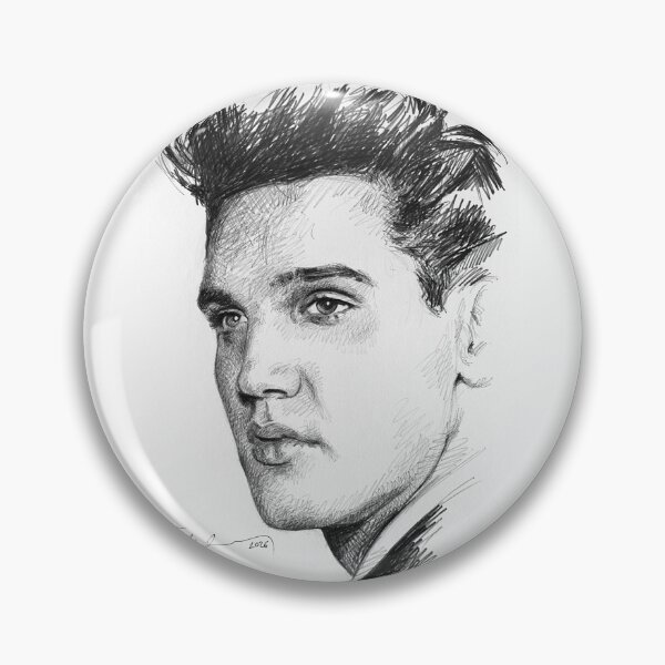 Item preview, Elvis Presley sketch n8 designed and sold by Dario Lo Iacono Artista.