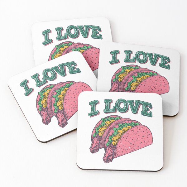 Item preview, I love pink tacos designed and sold by NicMacTees.