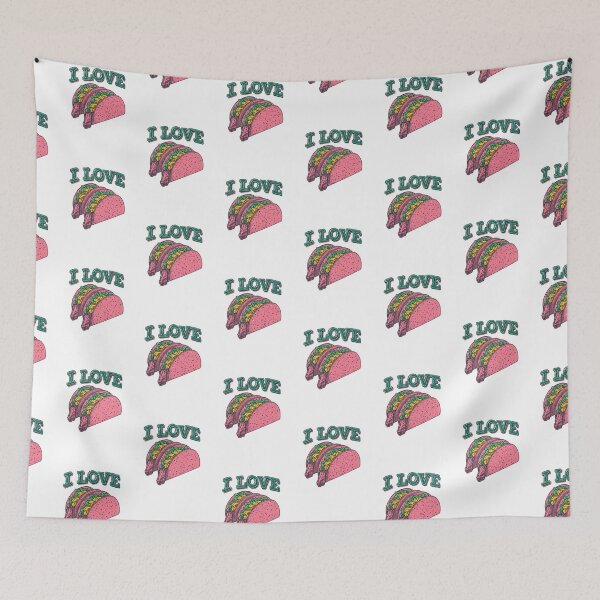 Item preview, I love pink tacos designed and sold by NicMacTees.