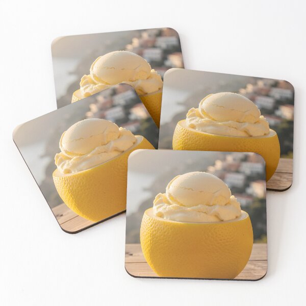 Item preview, Amalfi Lemon Gelato – Italia Inspired Summer Dessert Design designed and sold by EmeraldeaArt.