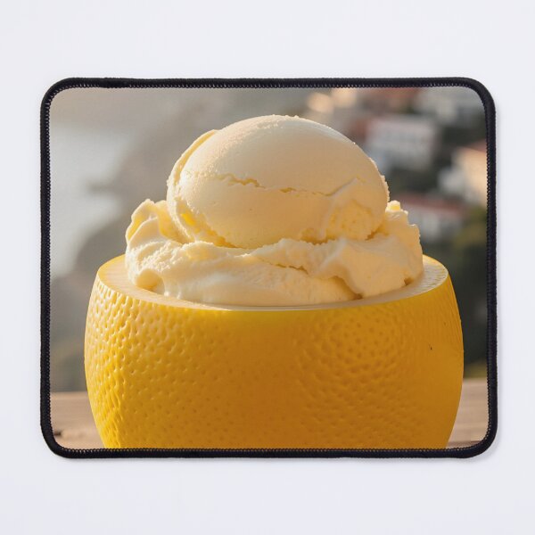 Item preview, Amalfi Lemon Gelato – Italia Inspired Summer Dessert Design designed and sold by EmeraldeaArt.
