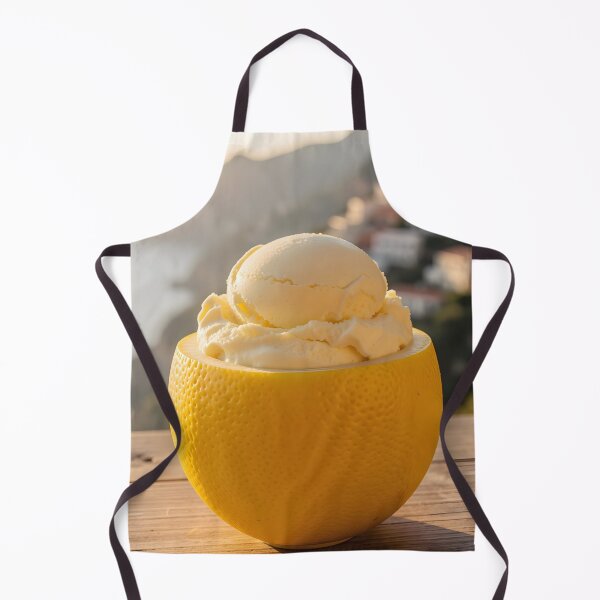 Item preview, Amalfi Lemon Gelato – Italia Inspired Summer Dessert Design designed and sold by EmeraldeaArt.