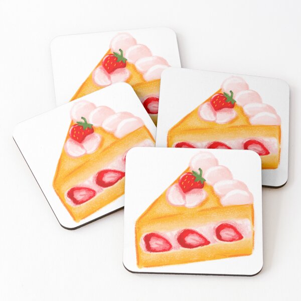 Item preview, Strawberry Cake Slice designed and sold by Varikuaa.