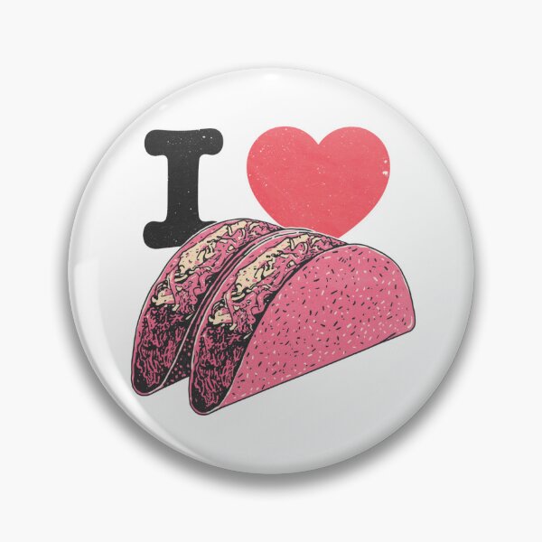 Item preview, I love pink tacos designed and sold by NicMacTees.