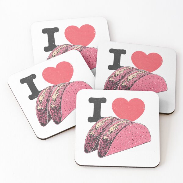Item preview, I love pink tacos designed and sold by NicMacTees.