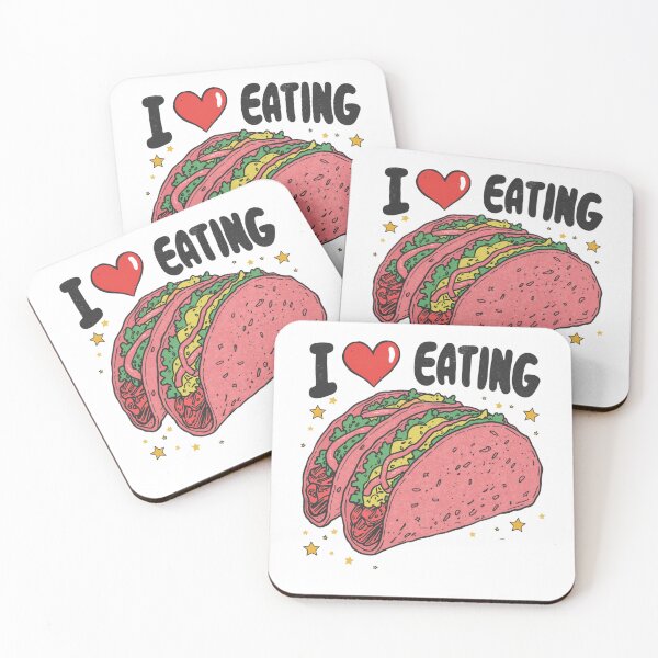 Item preview, I love eating pink tacos designed and sold by NicMacTees.