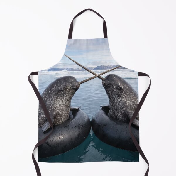 Item preview, Young Narwhals Play in Inner Tubes designed and sold by Tridentulus.
